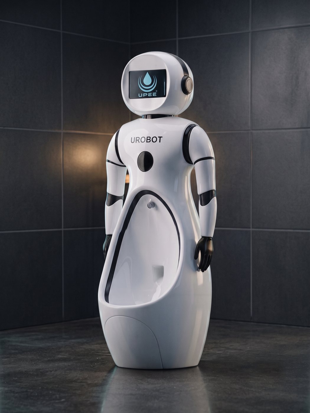 UROBOT-R — Standing smart urinal · public spaces